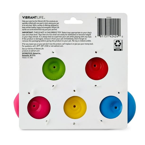 FYNORI emoticon latex dog toy colors boost visibility during training and play