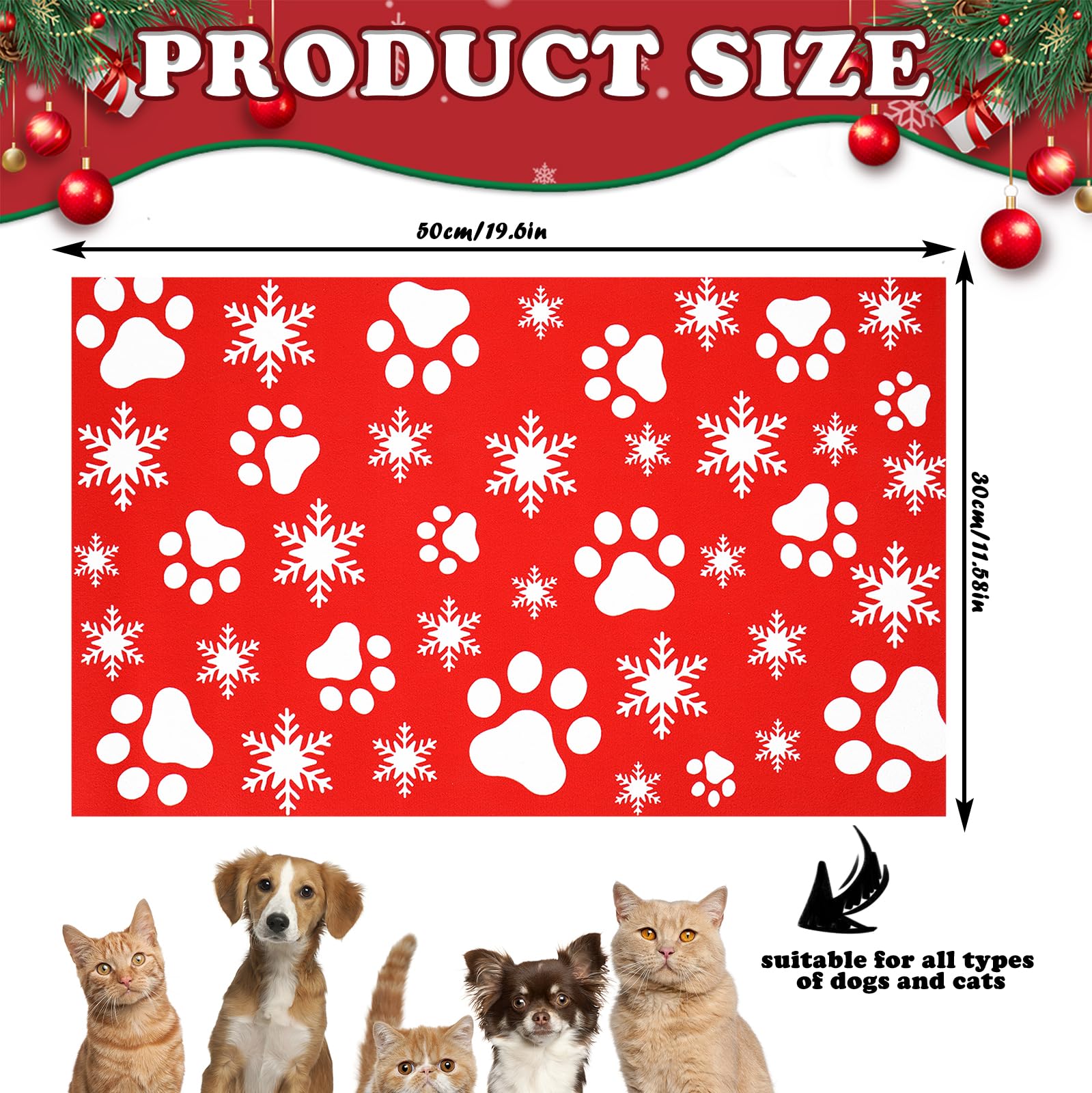 FYSUIMU absorbent silicone pet mat highlighting quick-dry performance for spills