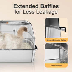 FZGhome included accessories: scoop, mat, and foot pedal demonstrate cleanup convenience