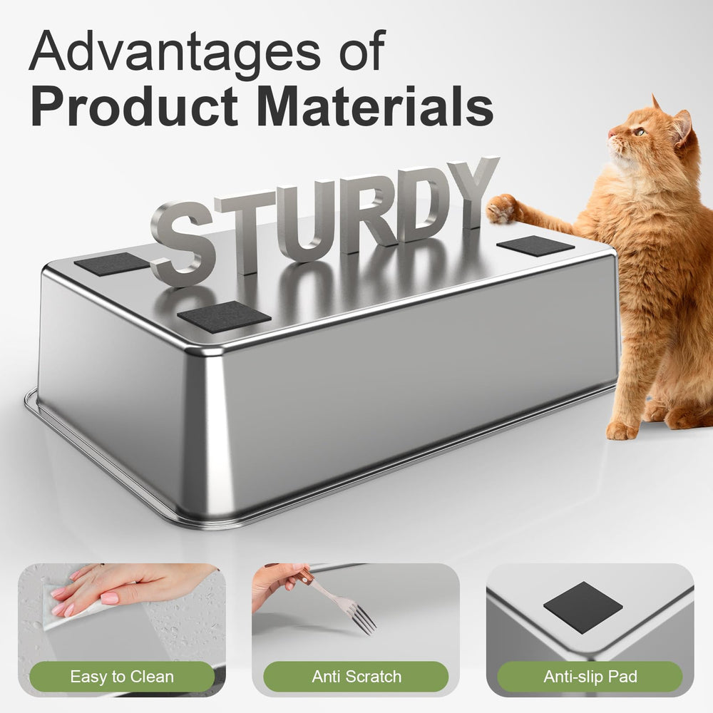 FZGhome litter box mat and protection reduce scattered litter and floor mess.