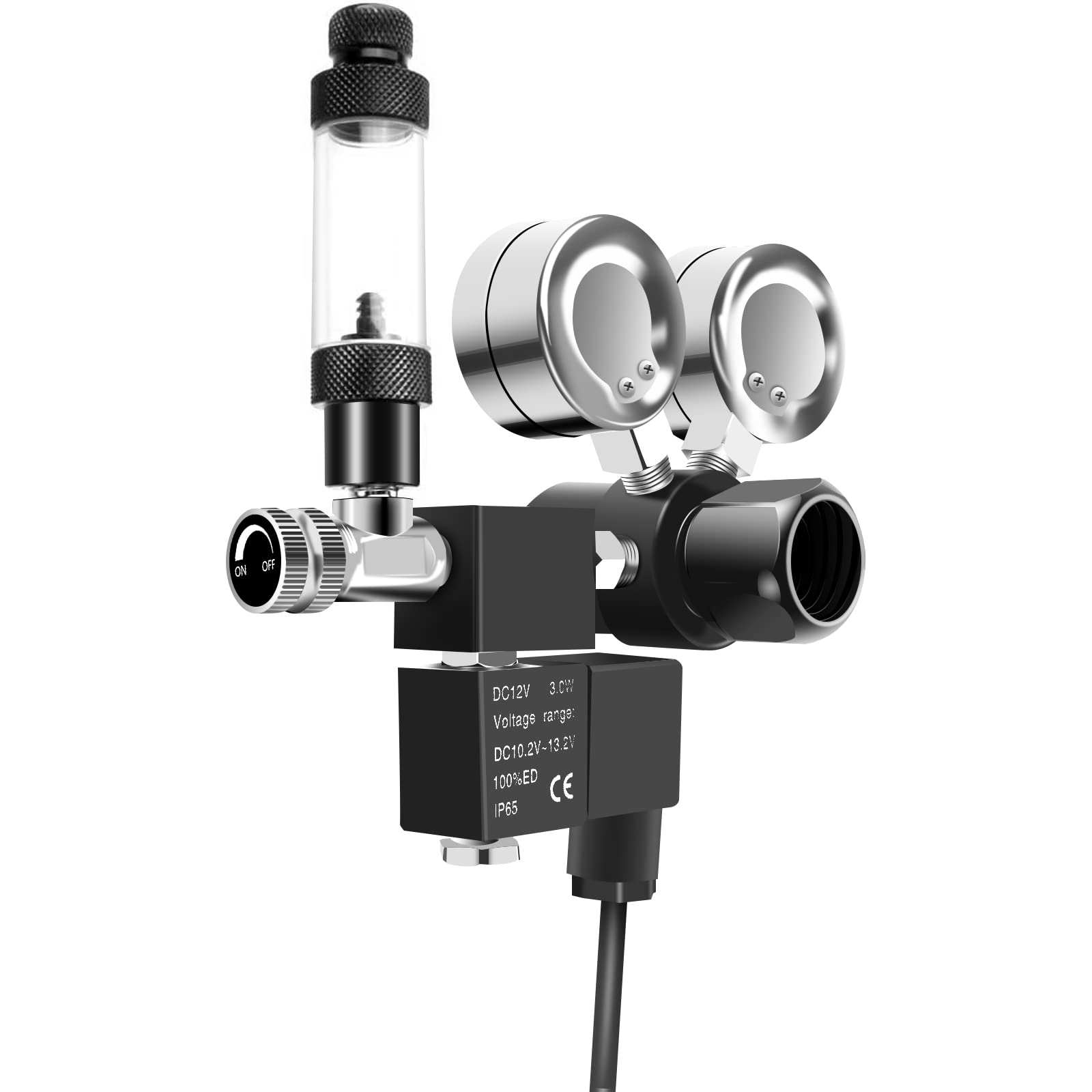 FZONE aluminum alloy regulator with knurled knobs for precise adjustments