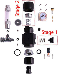 FZONE 12V DC solenoid regulator for quiet, precise CO2 dosing.