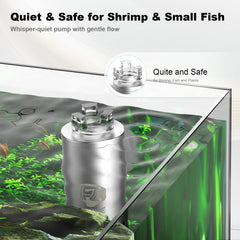 FZONE Aquarium Surface Skimmer USB-powered operation enables quick setup