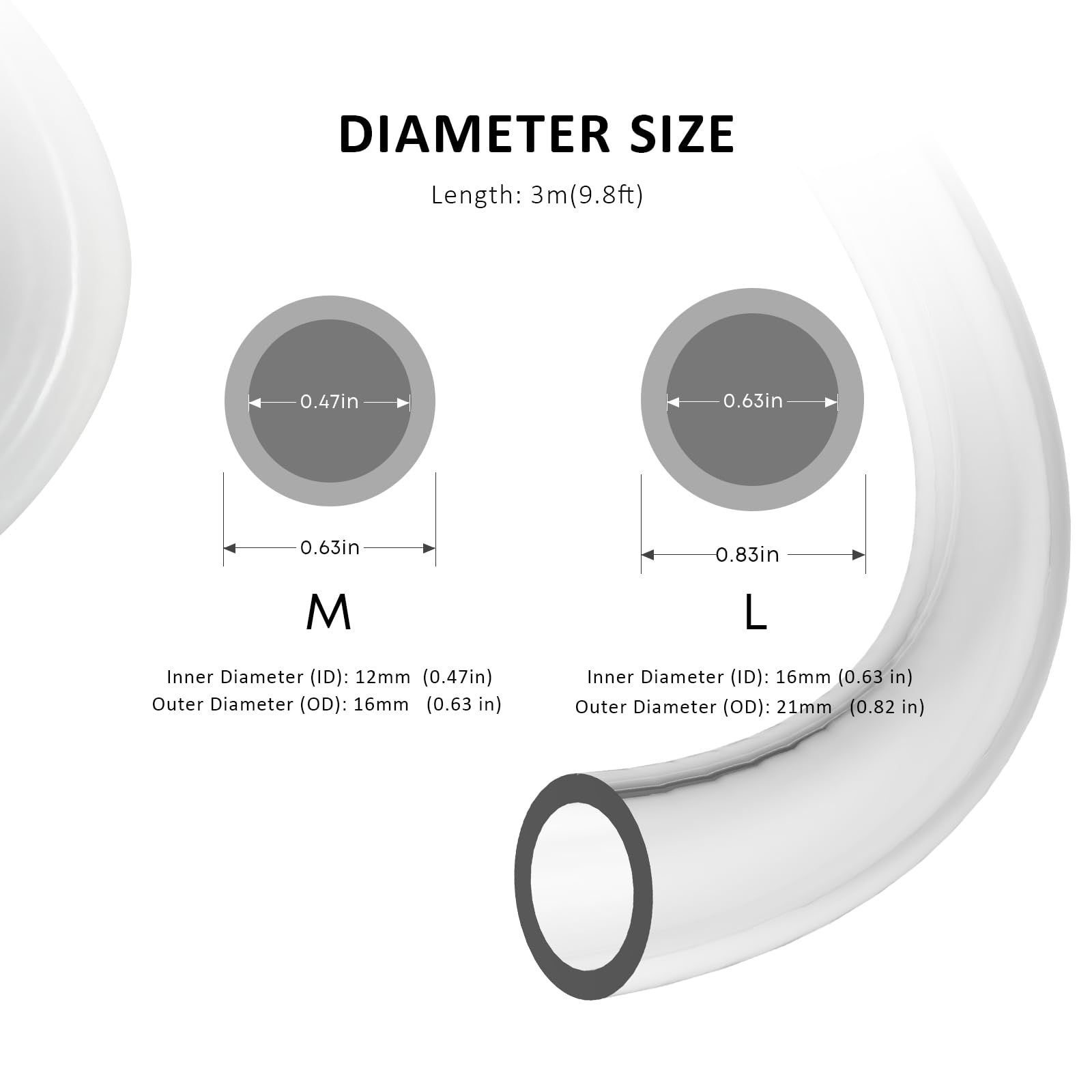 FZONE aquarium tubing installed in a filter system demonstrates easy shaping.