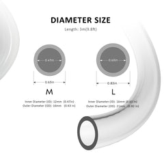 FZONE aquarium tubing installed in a filter system demonstrates easy shaping.