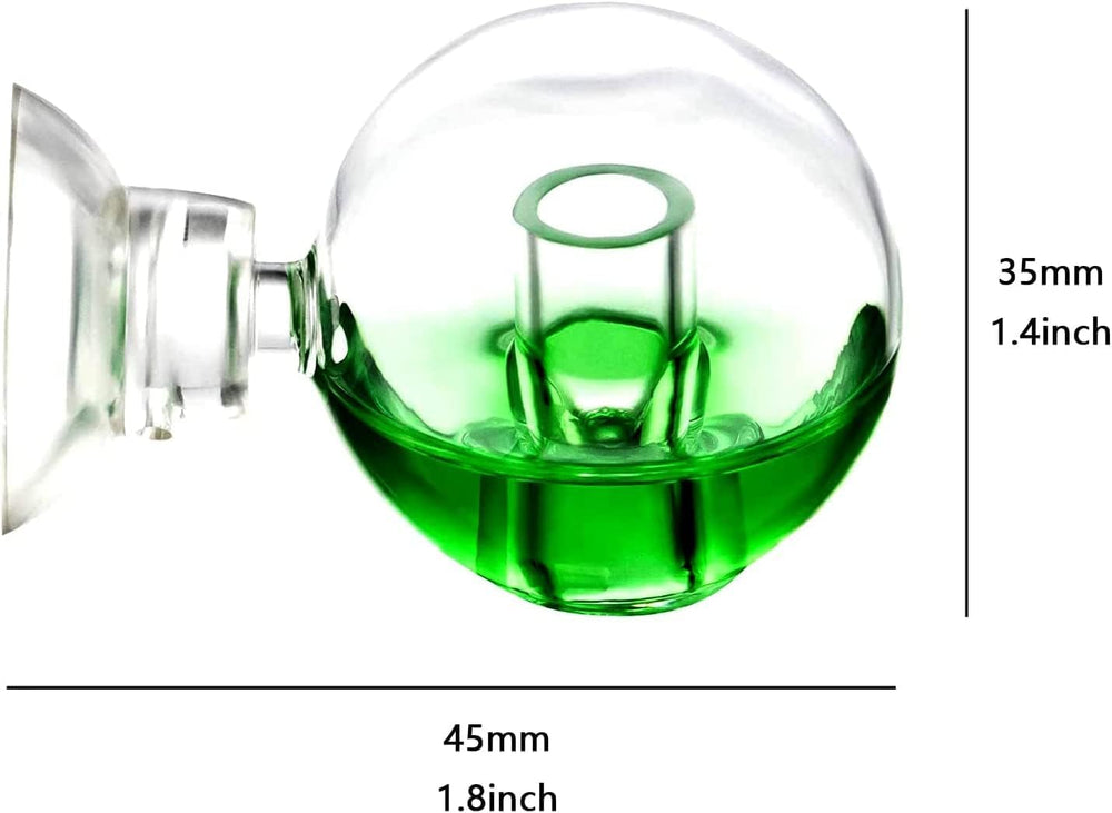 FZONE CO2 drop checker kit contents with 4dKH solution and suction cup for complete setup