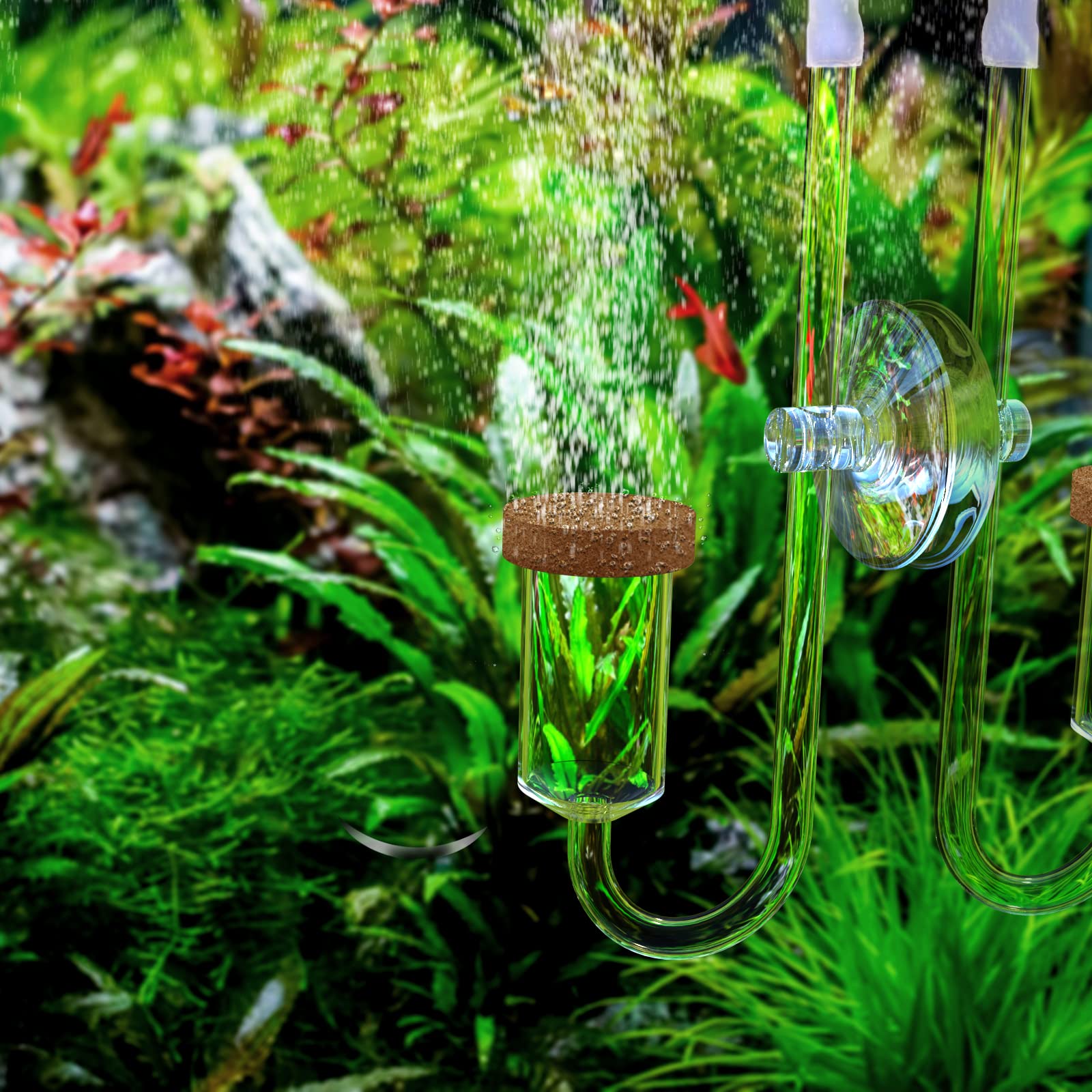 FZONE Neo CO2 diffuser three-model family S M L adapts to tank sizes.