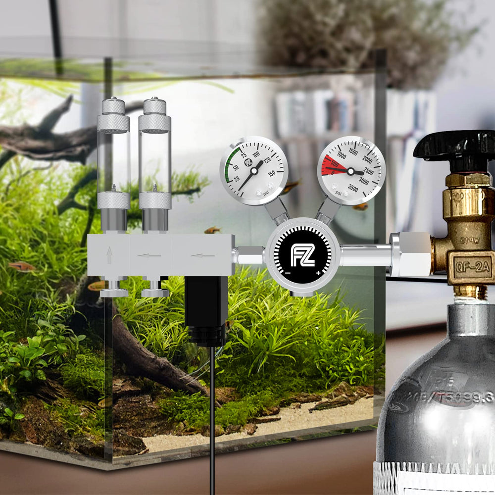 FZONE Pro Series bubble counter display for monitoring CO2 flow