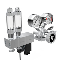 FZONE Pro Series CO2 regulator front view for stable delivery