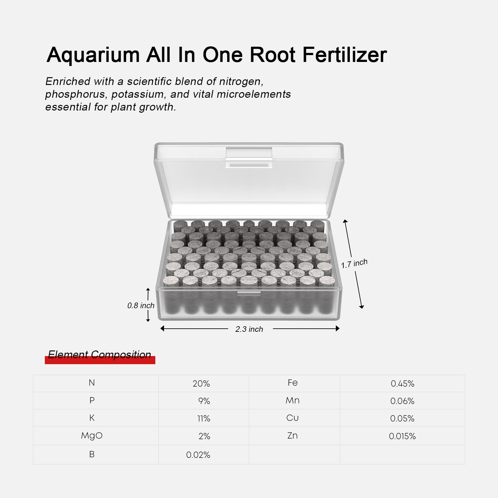 FZONE Root Tabs tablets close-up highlights nutrient-rich formula for root feeding