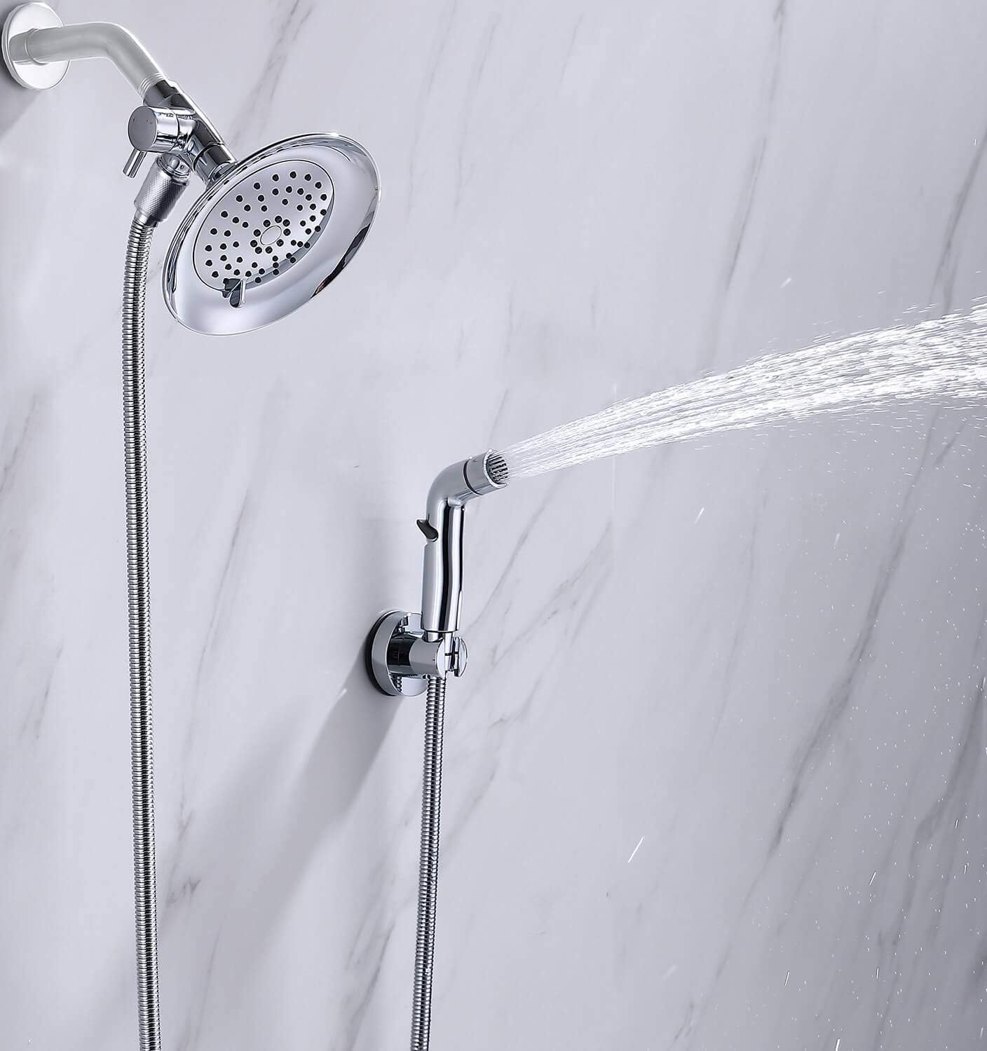 G-Promise control lever enables quick water on/off with one hand.
