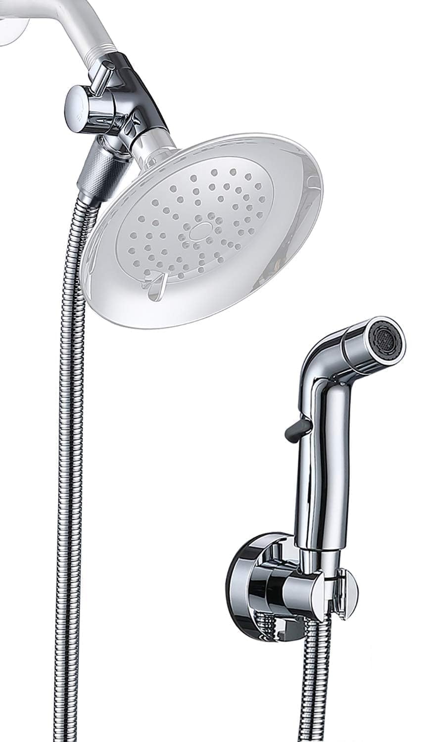 G-Promise dog shower sprayer chrome for fast pet washing at home.