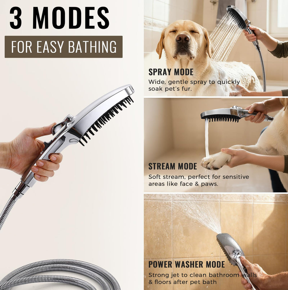 G-Promise pause mode — conserve water while lathering with a simple thumb control