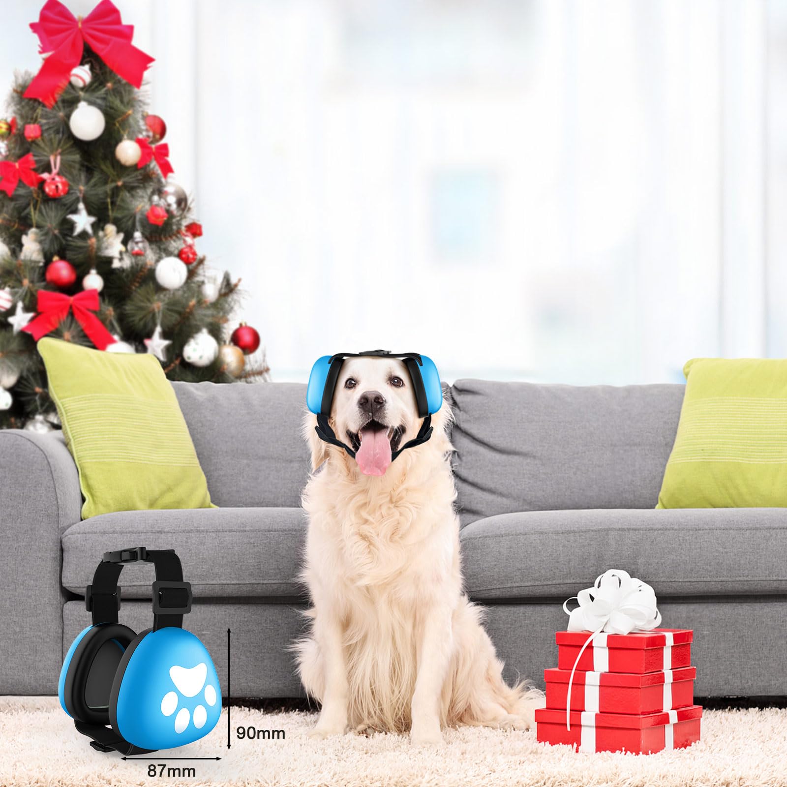 G-RECREATER dog ear muffs durable fabric for long-lasting use.