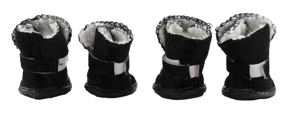 GabeFish cat snow boots in winter use keep paws warm and dry.