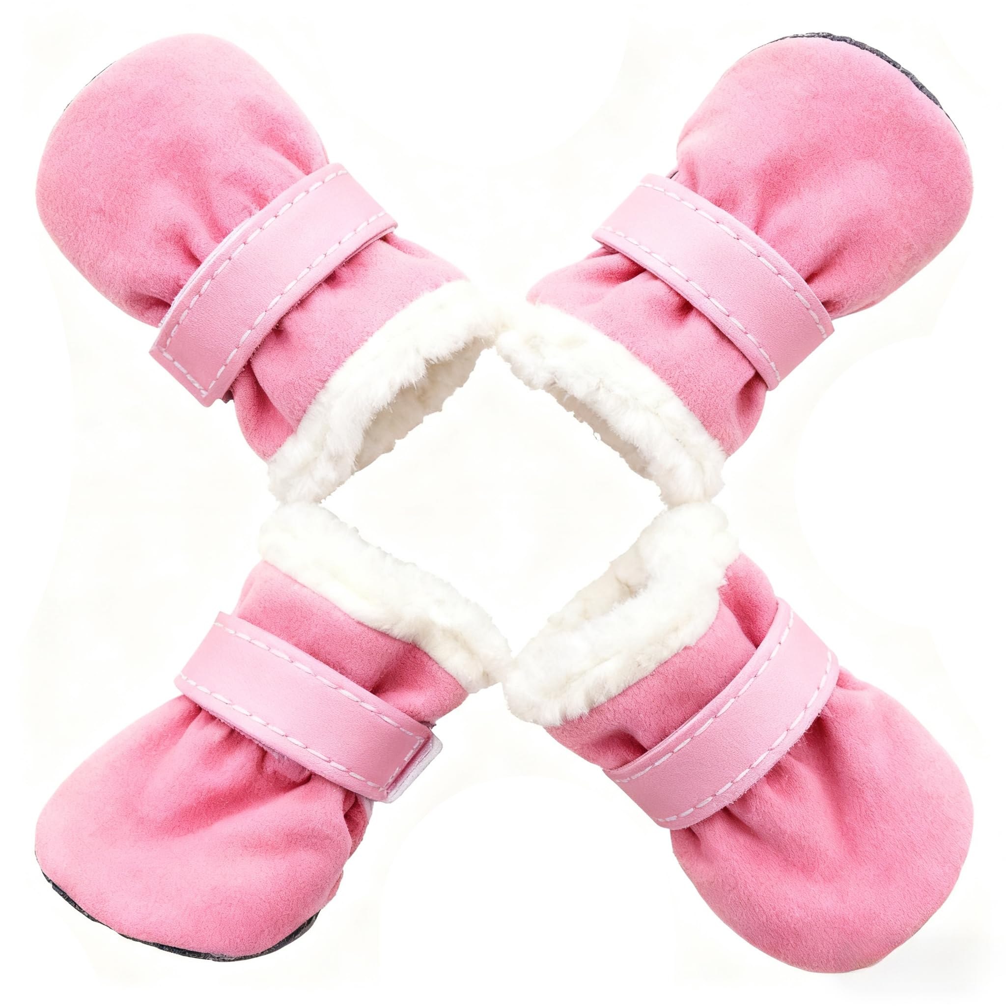 GabeFish dog boots showing adjustable ankle straps for secure fit