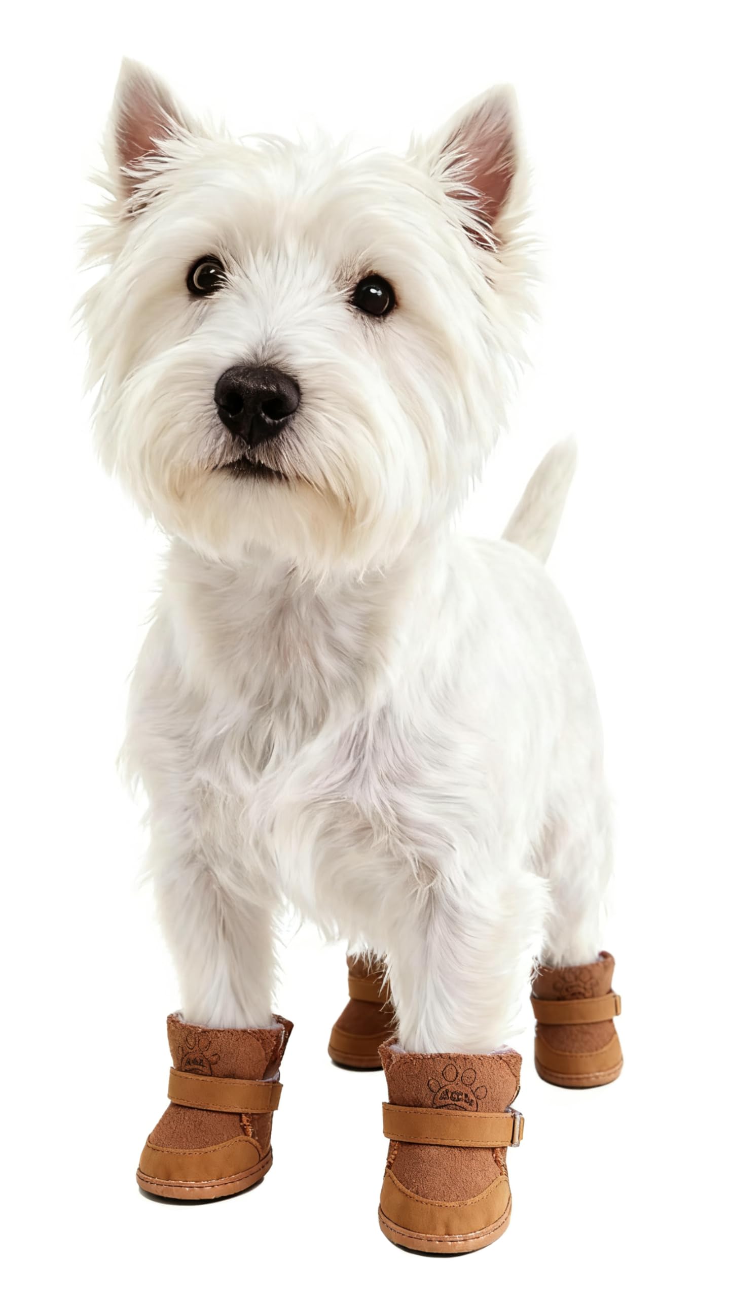 GabeFish puppy boot side view shows cozy lining and secure fit