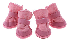 GabeFish warm dog boots with lined interior for comfortable cold-weather wear.