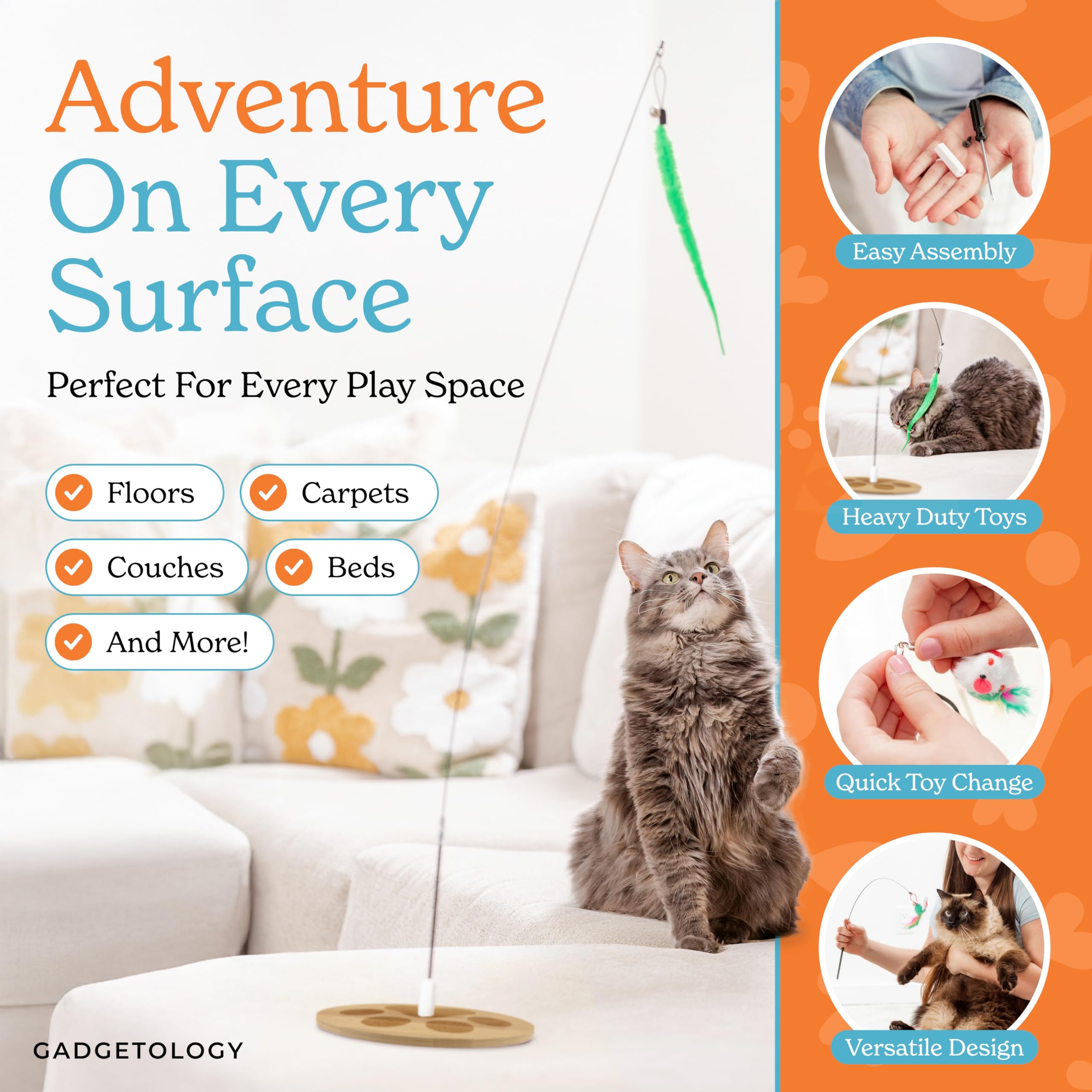 GADGETSOLOGY 1lb stable base ensures durable play sessions.
