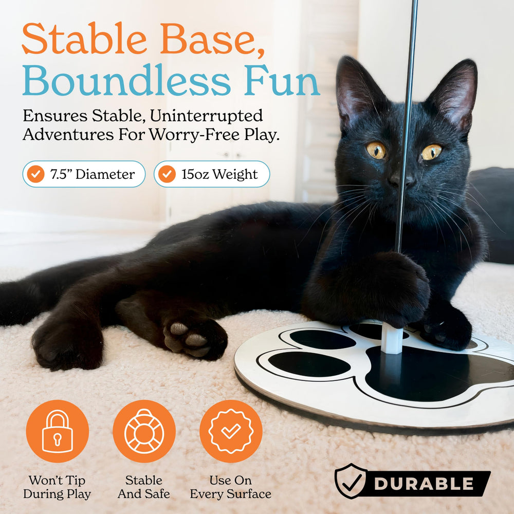 GADGETSOLOGY door-hanging cat toy setup for space-saving fun