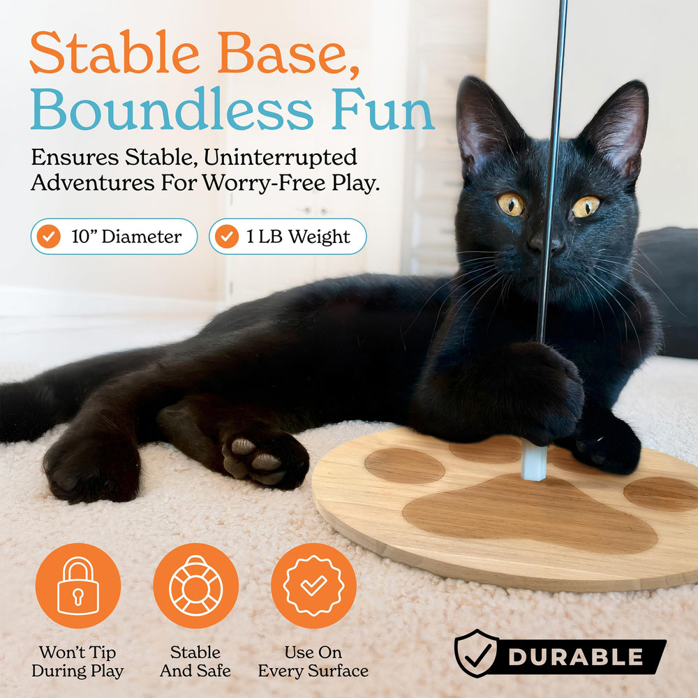 GADGETSOLOGY door-hanging cat toy demonstrates convenient engagement at doorways.