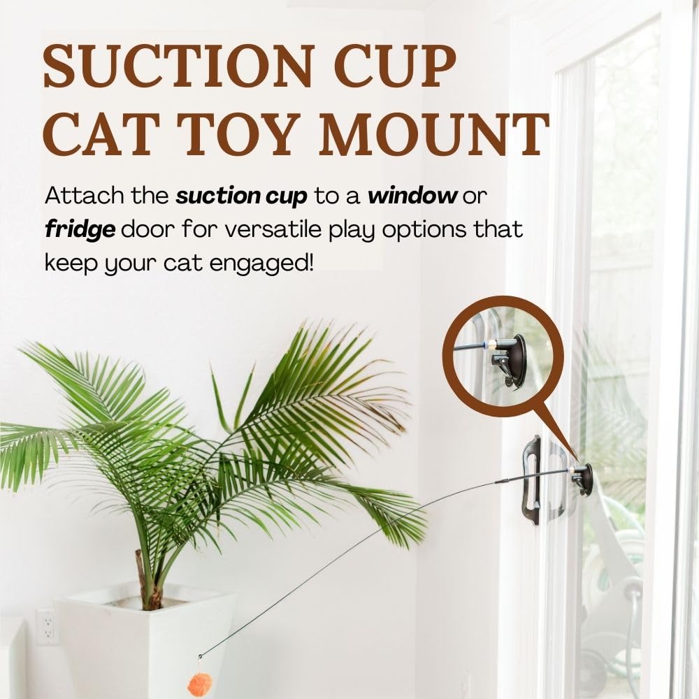 GADGETSOLOGY heavy-duty teaser wand for durable play sessions