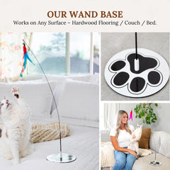 GADGETSOLOGY dual-suction base provides hands-free chasing fun on floors