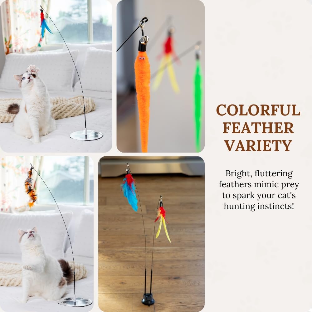 GADGETSOLOGY interactive cat toy bundle offers versatile play options