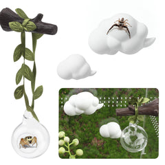 GAGILAND glass ball habitat view for easy observation of your spider
