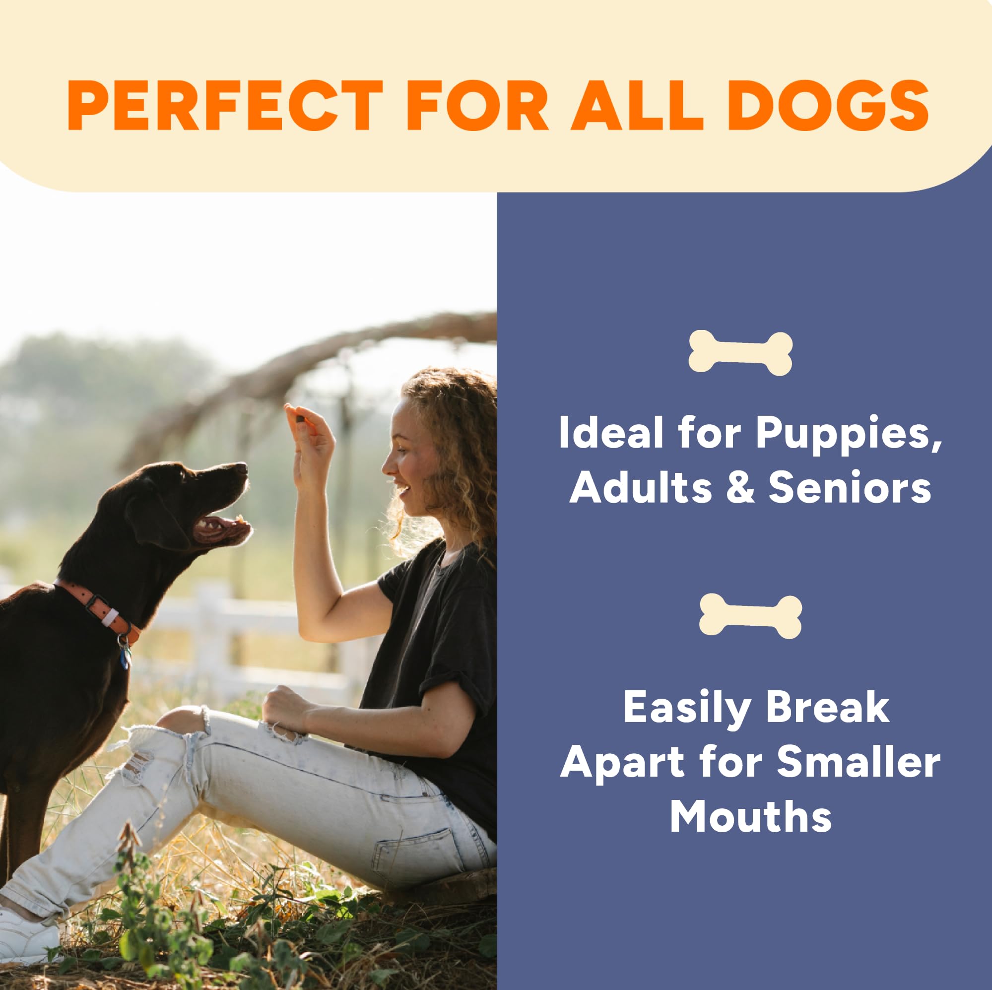 Gaines Family Farmstead small-breed friendly treat ideal for training and daily rewards