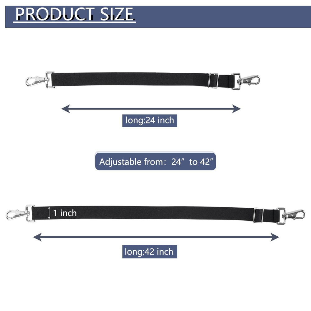 GAITWIN leg straps with heavy-duty swivel snaps for secure blanket connections
