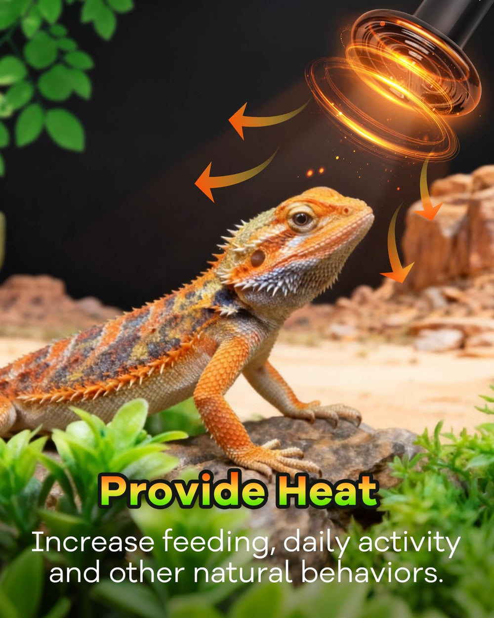 GAJUX ceramic shell shows durable design for long-lasting reptile heating