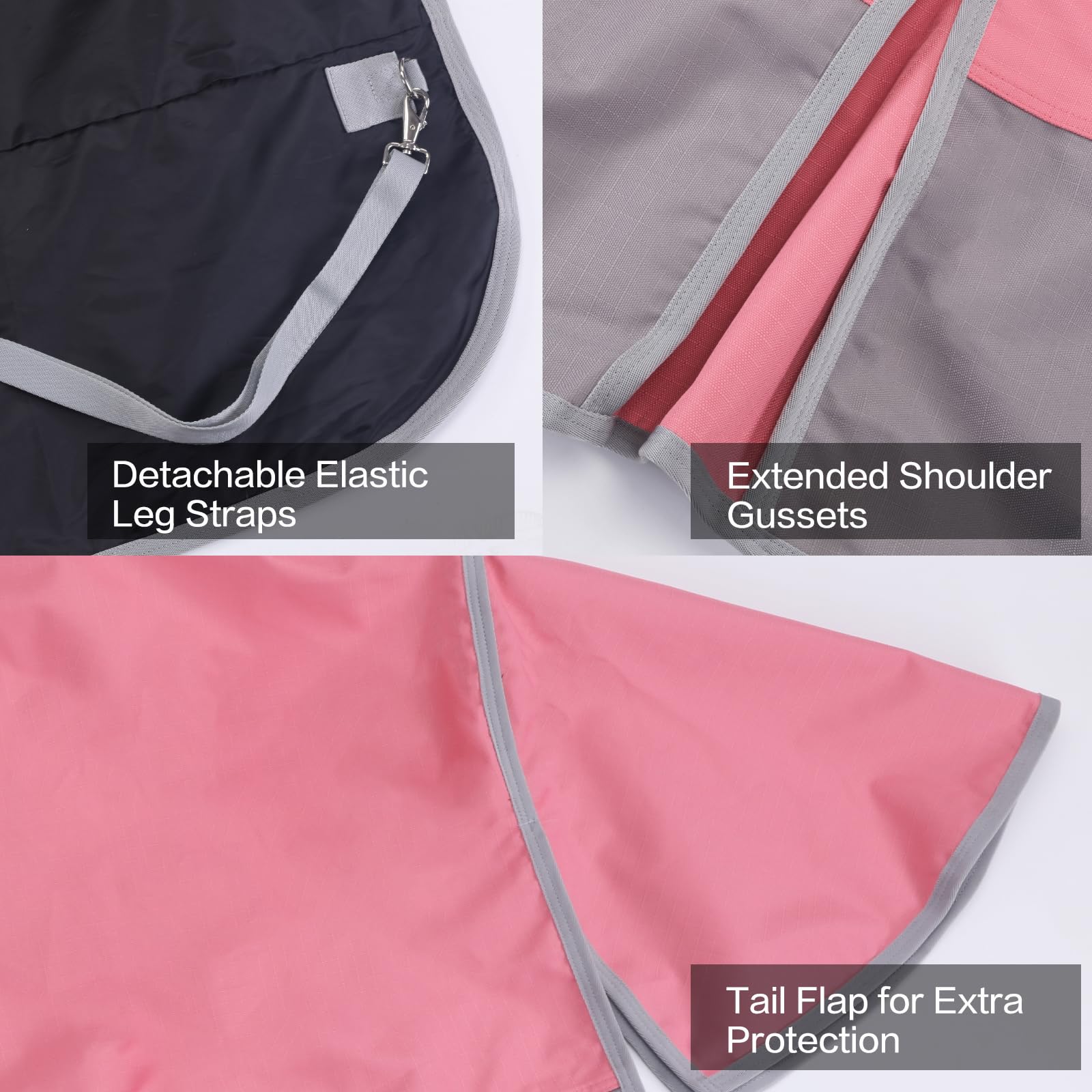 Gallopoff front buckle Velcro closure detail demonstrates secure fit.