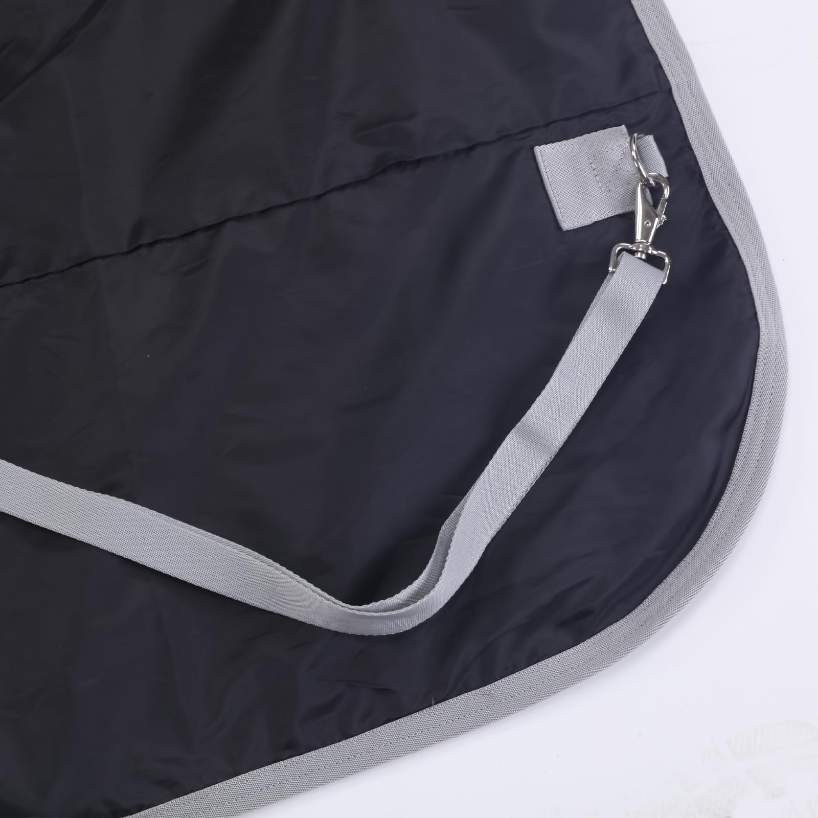 Gallopoff silky nylon lining closeup reduces chafing on wet days.