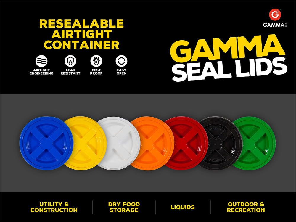 Easy-twist Gamma Seal Lid for quick access to contents