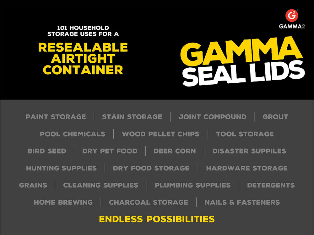Replacement gaskets for Gamma Seal Lids available online