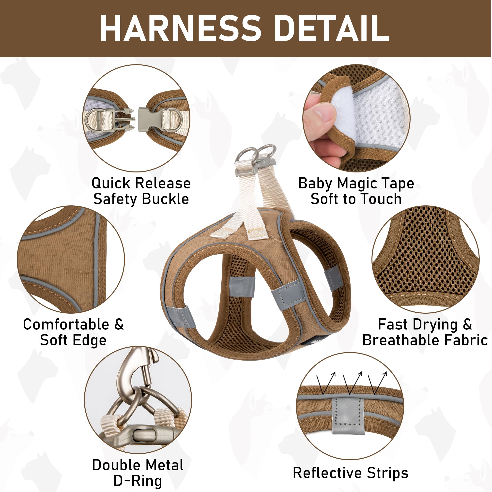 Gamuda 5-foot leash with rotating hook aids controlled, flexible walks