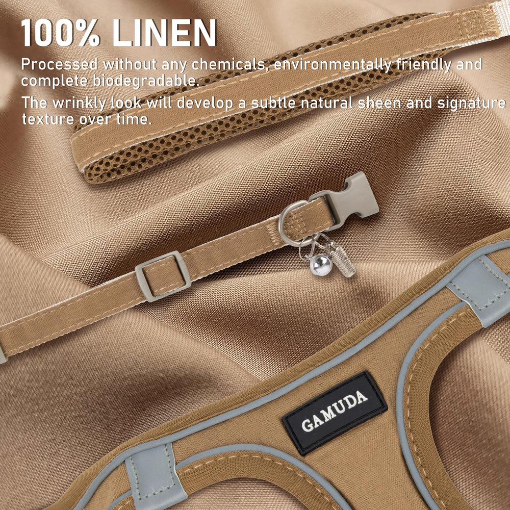 Gamuda collar with bell and ID tag highlights safety and quick pet identification
