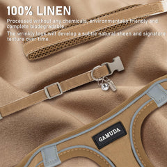 Gamuda collar with bell and ID tag highlights safety and quick pet identification