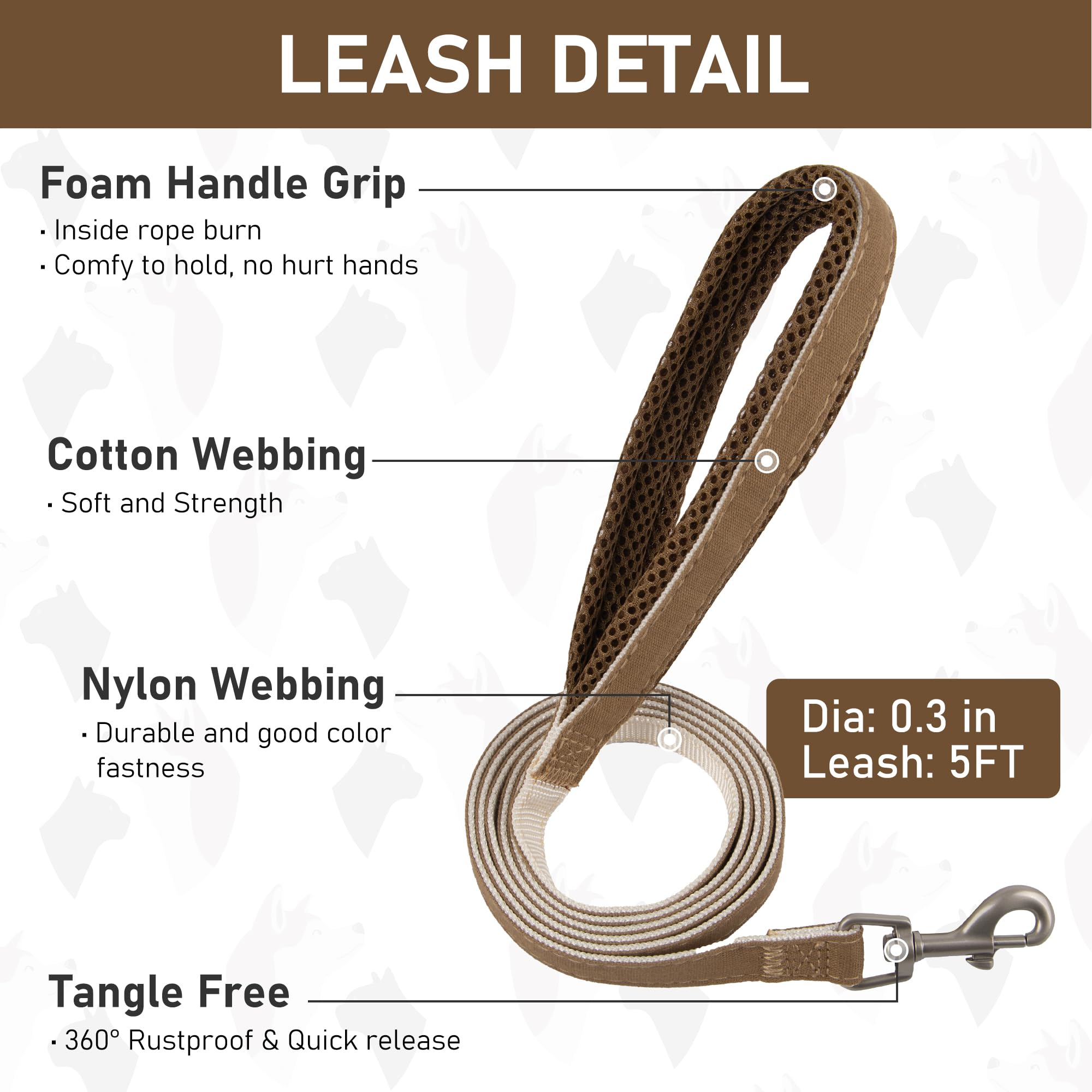 Simple size guide helps you fit XS to XL for small pets
