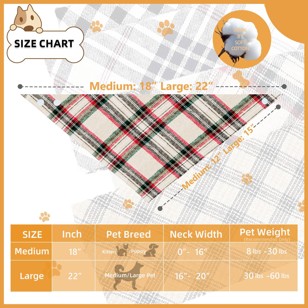 Ganbuyrii soft cotton dog bandana wearability on comfortable fur
