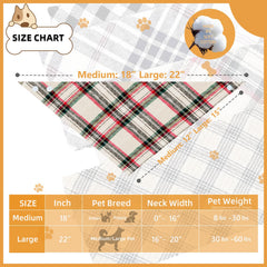 Ganbuyrii soft cotton dog bandana wearability on comfortable fur