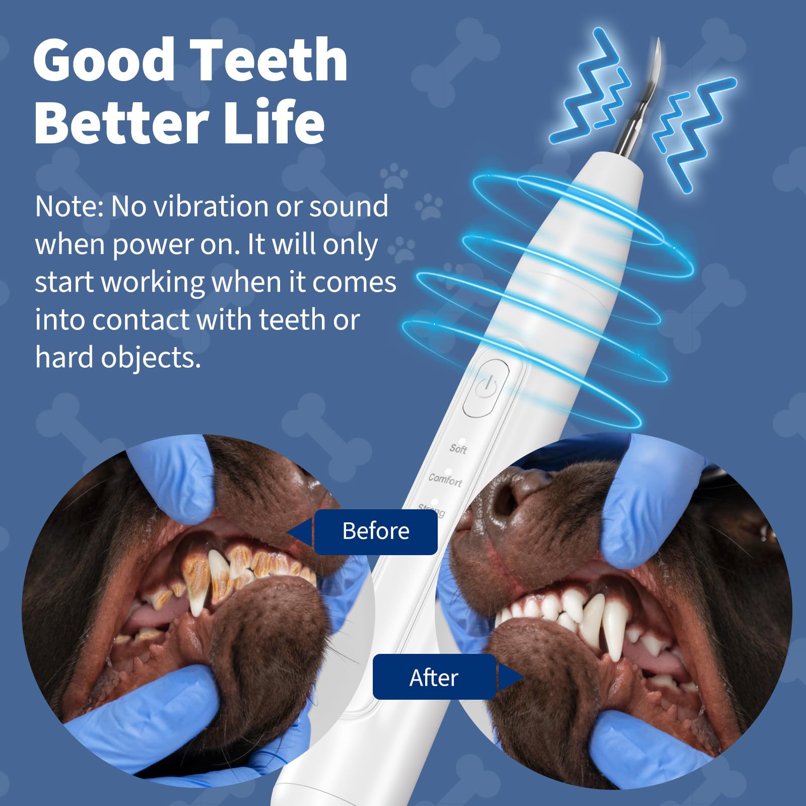 Ganciu replacement cleaning heads enable ongoing at-home dental care.