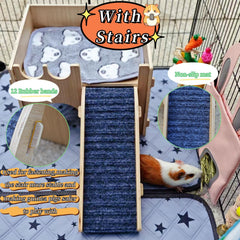 GaoHanKJ detachable wooden castle easy assembly and durable play space