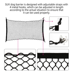 GAOSPD dog car net barrier universal-fit for most vehicles with reliable back-seat safety.