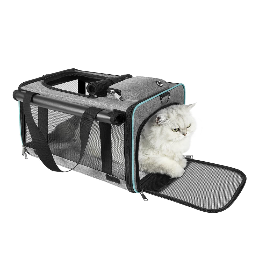 GAPZER Alaska pet travel bag ready for Alaska Airlines and Southwest flights.