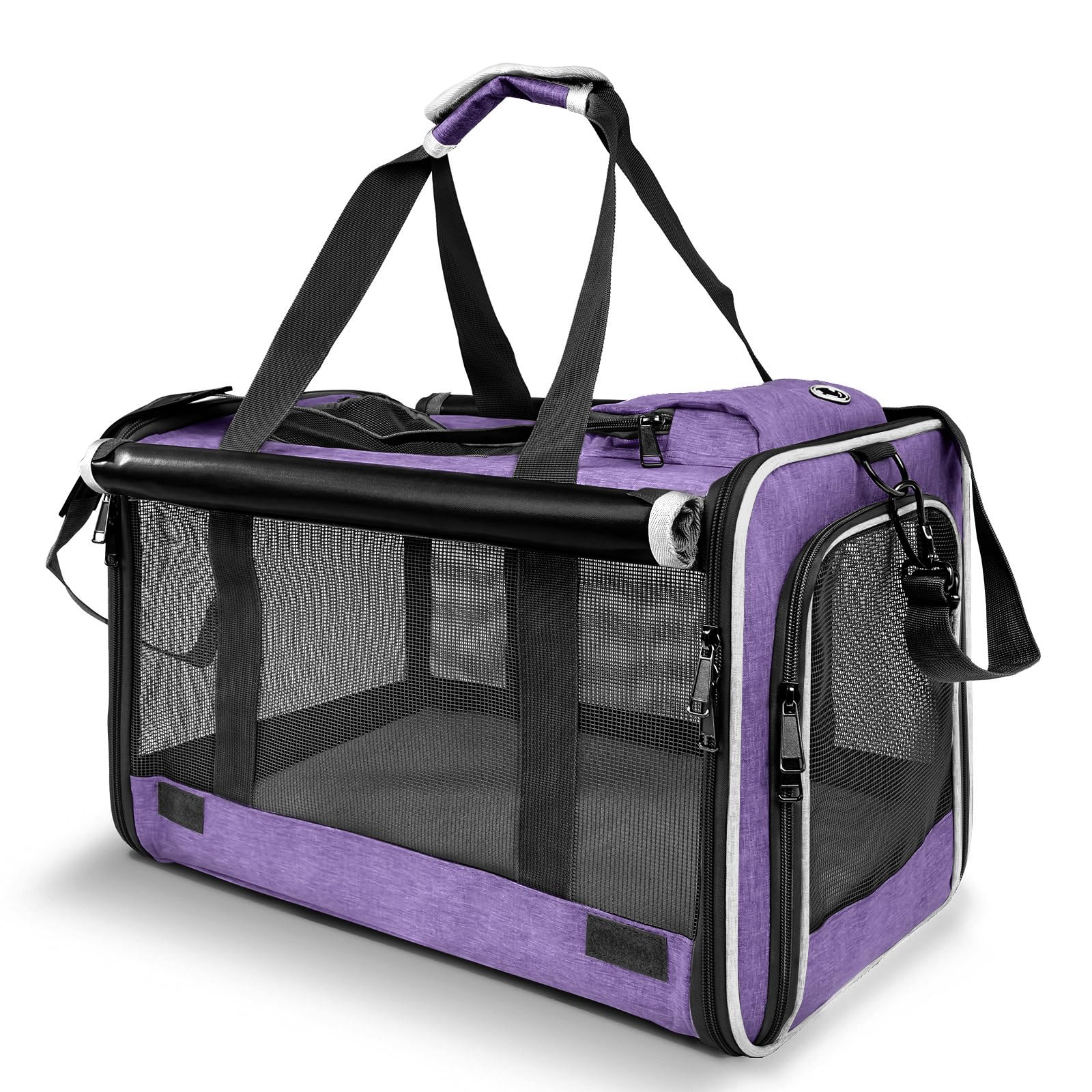 GAPZER carrying bag yorkie-ventilated-softside for airy travel comfort.