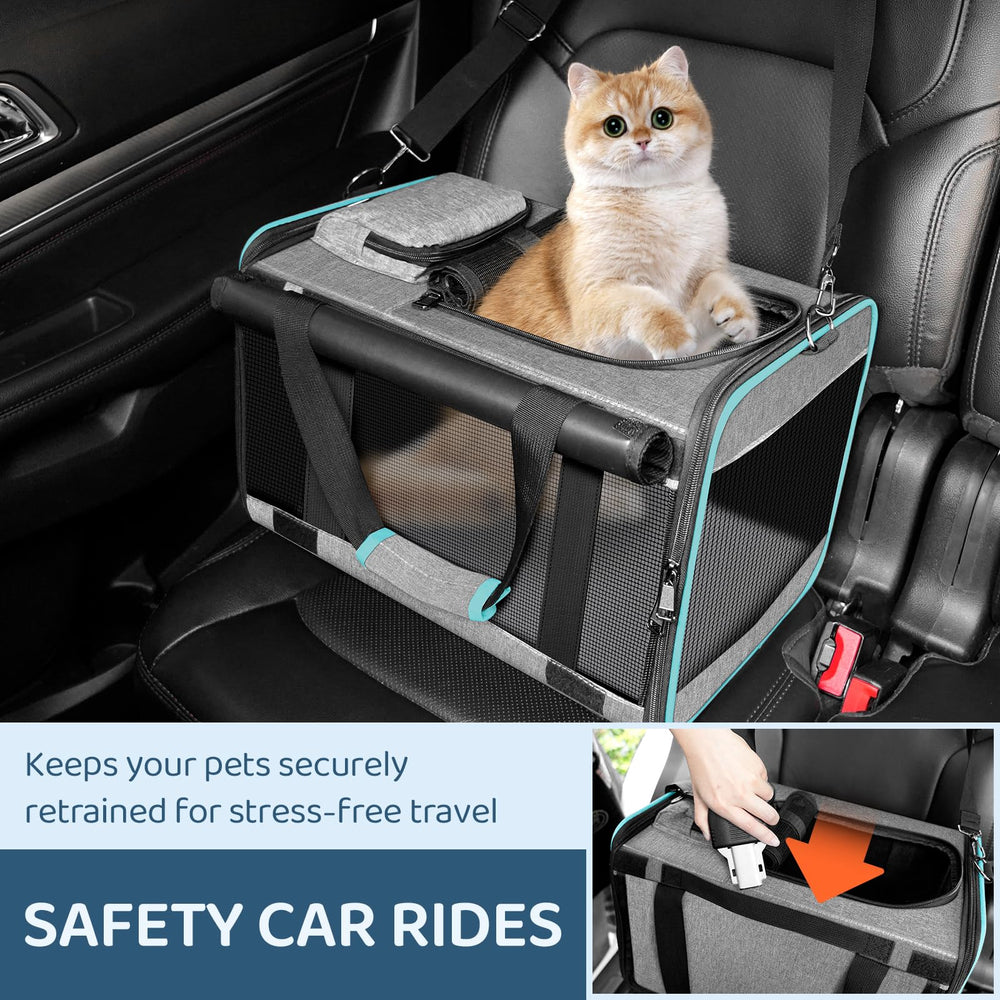 GAPZER cat carrier 600D Oxford fabric with steel frame durability