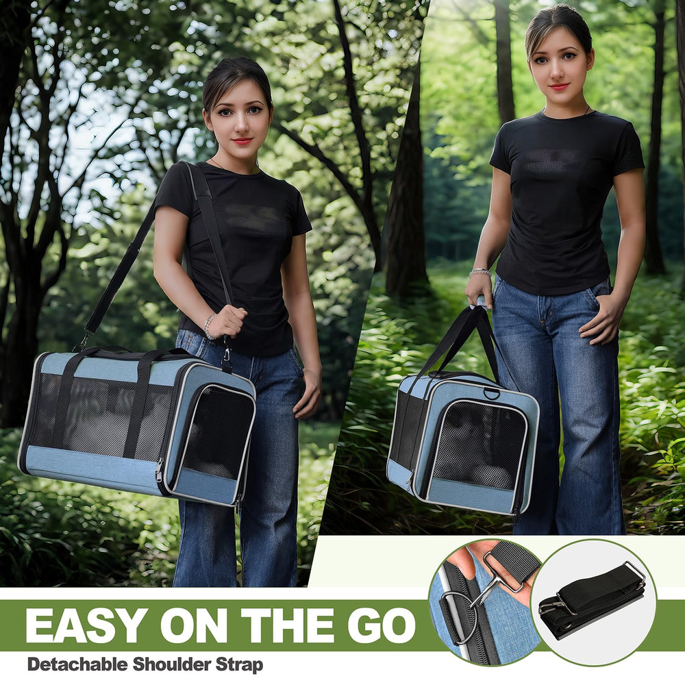GAPZER Cat Carrier collapsible storage folds flat for easy storage