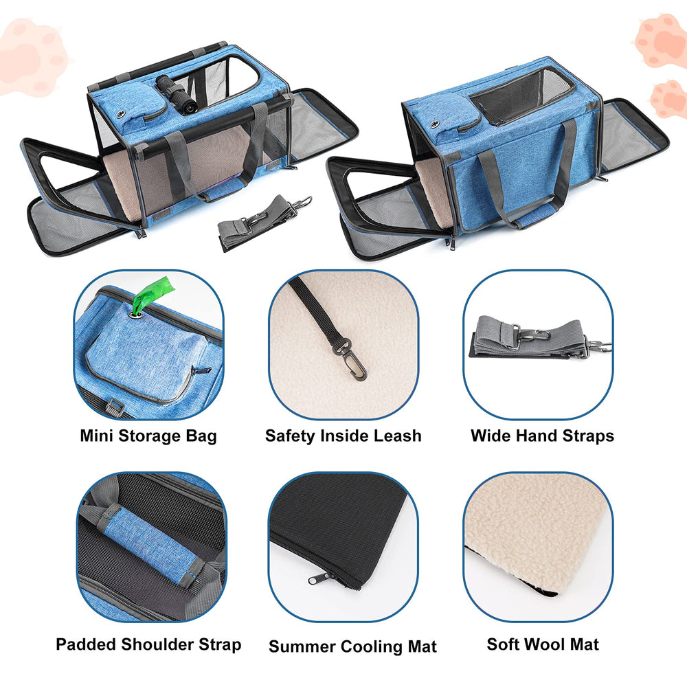 GAPZER cat carrier private roller blinds for calmer journeys